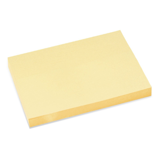 Блок самоклеящийся (стикеры) BRAUBERG, 76х102 мм, 100 л., желтый фото 2