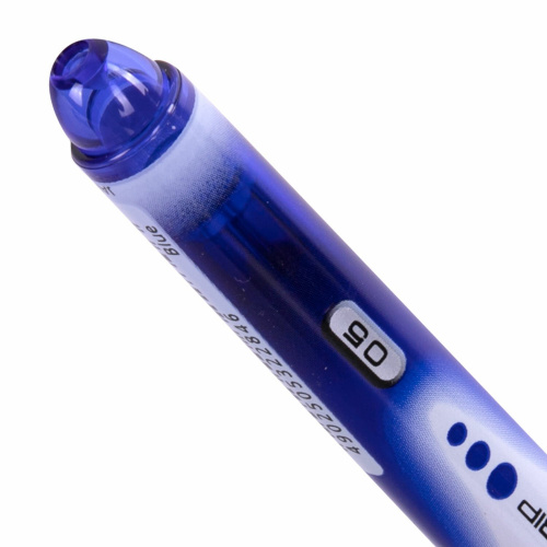 Ручка-роллер с грипом PILOT "V-Ball Grip", корпус с печатью, линия письма 0,3 мм, синяя фото 4