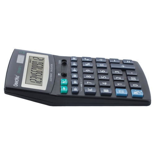 Калькулятор настольный ОФИСМАГ, 200х150 мм, 12 разрядов, двойное питание фото 6