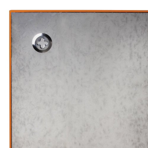Доска магнитно-маркерная стеклянная BRAUBERG, 45х45 см, 3 магнита, оранжевая фото 8