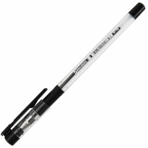 Ручка шариковая с грипом BRAUBERG "X-Writer", узел 0,7 мм, линия письма 0,35 мм, черная фото 7