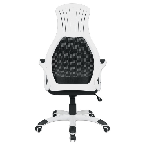 Кресло офисное BRABIX PREMIUM "Genesis EX-517", пластик белый, ткань/экокожа/сетка черная фото 6