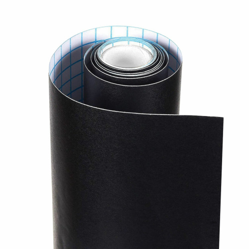 Доска-пленка маркерная самоклеящаяся в рулоне BRAUBERG, 60х120 см, маркер и салфетка, черная фото 6