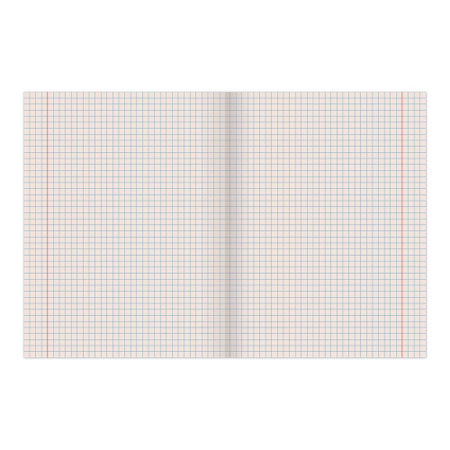 Тетрадь STAFF, А5, 96 л., клетка, обложка картон, однотонная фото 3