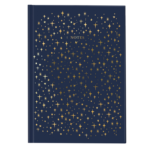 Ежедневник недатированный А5 (145х215 мм), ламинированная обложка, 128 л., STAFF, "Stars" фото 3