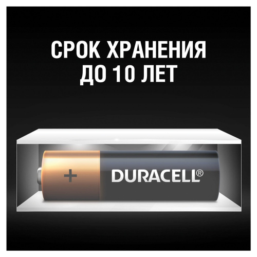 Батарейки DURACELL Basic, AA, 12 шт., алкалиновые, пальчиковые, блистер фото 3