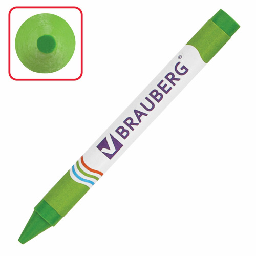 Восковые карандаши BRAUBERG, 24 цвета фото 5