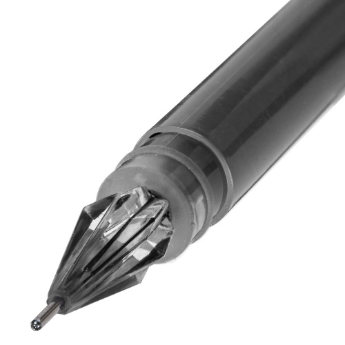 Ручка гелевая STAFF "BRILLIANCE", длина письма 1000 м, линия письма 0,35 мм, черная фото 7