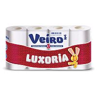 Туалетная бумага "Veiro" 3 слоя Luxoria Белая 8 шт.