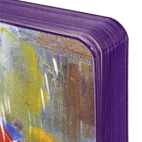 Ежедневник недатированный А5 (138х213 мм), BRAUBERG VISTA, под кожу, 136 л., "Watercolour rain" фото 7