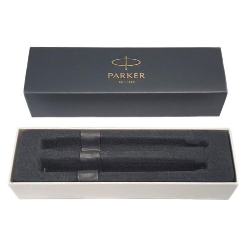 Набор PARKER "Jotter Stainless Steel GT": шариковая ручка синяя и перьевая ручка, 2093257 фото 4