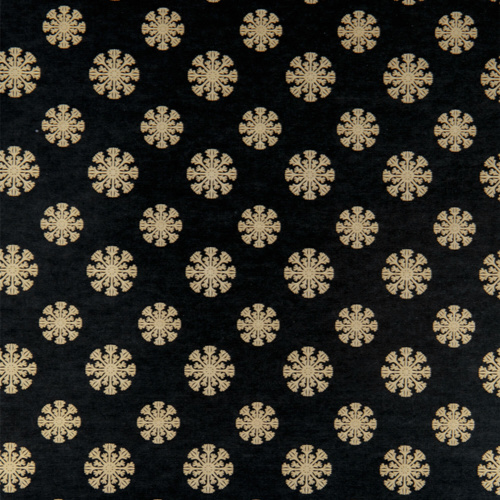 Бумага упаковочная новогодняя ЗОЛОТАЯ СКАЗКА "Black&Gold" 70х100 см, 10 дизайнов ассорти фото 4