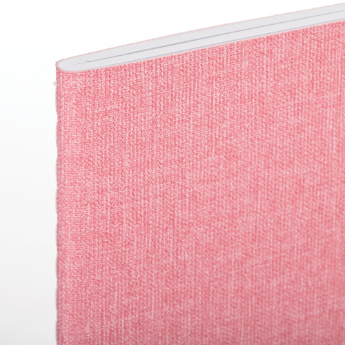Тетрадь BRAUBERG HARMONY, 48 л., A5, 147х210 мм, в линию, обложка кожзам под рогожку, розовый фото 8