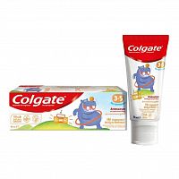 Зубная паста детская "Colgate" вкус Нежной Мяты Апельсин 3-5 лет 60 мл
