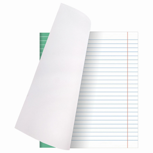 Тетрадь BRAUBERG ЭКО "5-КА", 24 л., линия, обложка плотная мелованная бумага, зеленая фото 4