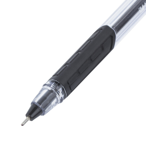 Ручка шариковая масляная BRAUBERG "Extra Glide GT", трехгранная, линия письма 0,35 мм, черная фото 7
