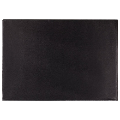 Коврик-подкладка настольный для письма BRAUBERG, 590х380 мм, с прозрачным карманом, черный