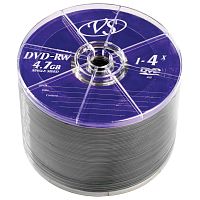 Диски DVD-RW VS, 4,7 Gb, 4x, 50 шт.
