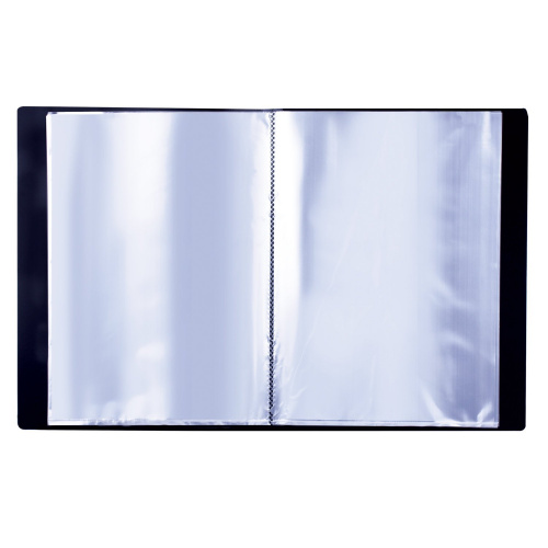 Папка BRAUBERG, 30 вкладышей,  0,6 мм, стандарт, черная фото 6