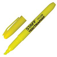 Текстовыделитель STAFF "Manager", линия 1-3 мм, желтый