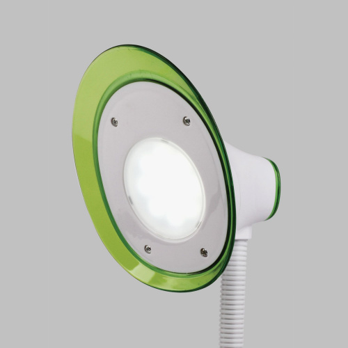 Светильник настольный SONNEN, на подставке, светодиодный, 5 Вт, белый/зеленый фото 4