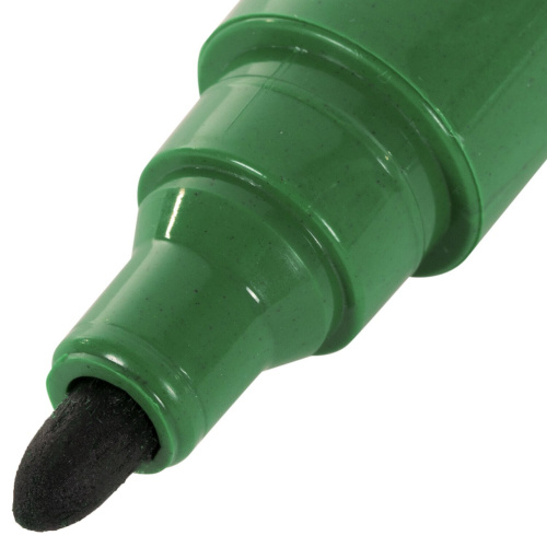 Маркер перманентный STAFF "Basic Budget PM-125", круглый наконечник 3 мм, зеленый фото 6