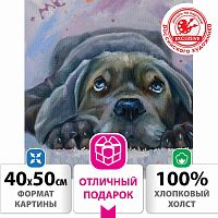 Картина по номерам ОСТРОВ СОКРОВИЩ "Мечтай!", 40х50 см, на подрамнике, акрил, кисти