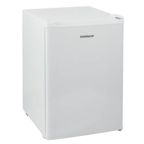 Холодильник SONNEN DF-1-08, 47х45х70 см, однокамерный, объем 76 л, морозильная камера 10 л, белый фото 10