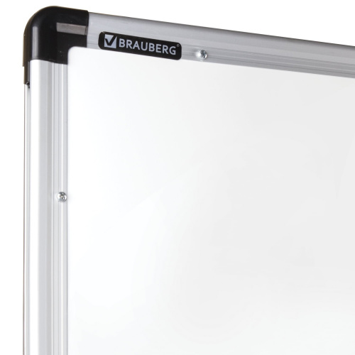 Доска магнитно-маркерная BRAUBERG Premium, 100х150 см, 2-сторонняя, на стенде фото 4