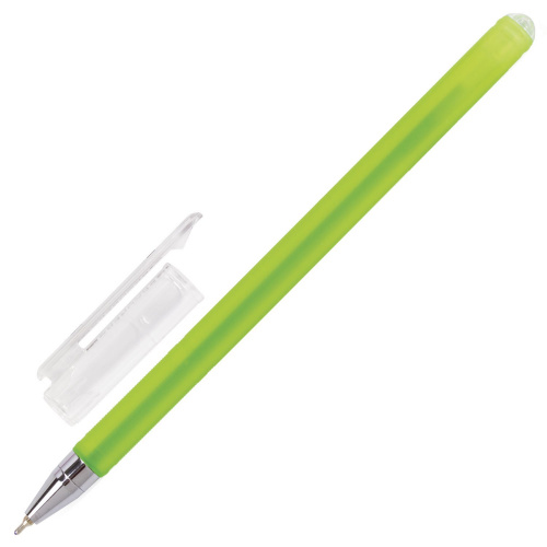Ручка шариковая масляная BRAUBERG "FRUITY ST", корпус soft touch, линия письма 0,35 мм, синяя фото 7