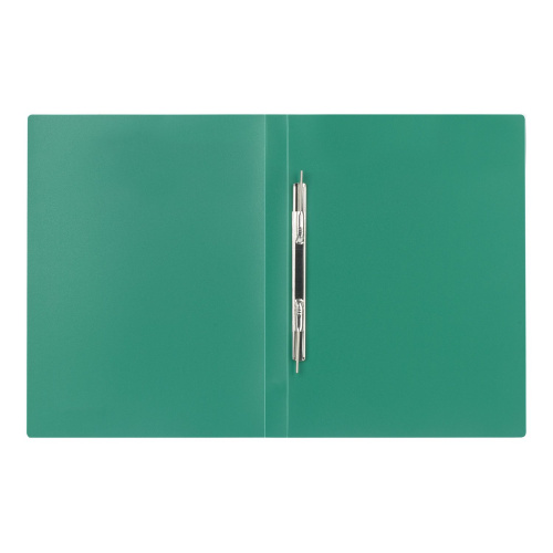 Папка с металлическим скоросшивателем BRAUBERG, стандарт, до 100 листов, 0,6 мм, зеленая фото 7
