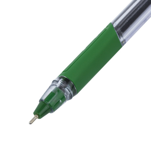 Ручка шариковая масляная BRAUBERG "Extra Glide GT", трехгранная, линия письма 0,35 мм, зеленая фото 6