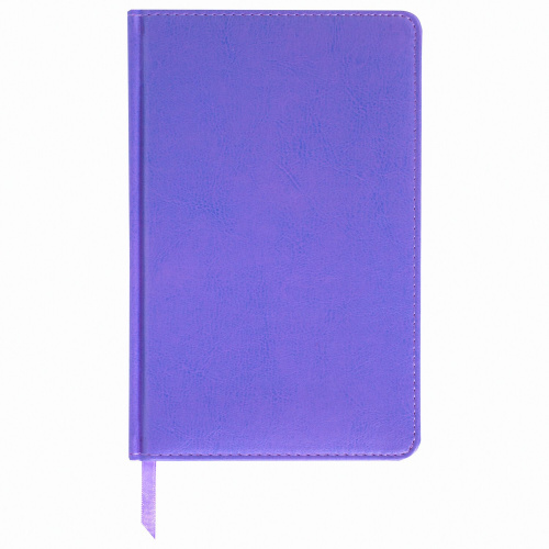 Ежедневник недатированный BRAUBERG, А5, 138х213 мм, под кожу, 160 л., фиолетовый фото 2