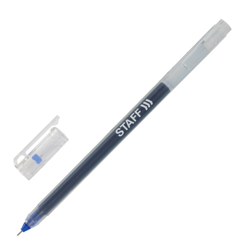 Ручка гелевая STAFF "EVERYDAY", длина письма 1000 м, линия письма 0,35 мм, синяя