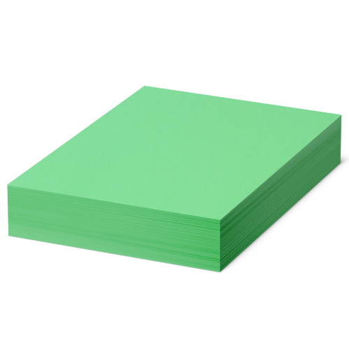 Бумага цветная BRAUBERG, А4, 80 г/м2, 500 л., интенсив, зеленая, для офисной техники фото 6
