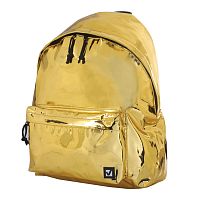 Рюкзак BRAUBERG "Винтаж", 41х32х14 см, молодежный, сити-формат, светло-золотой