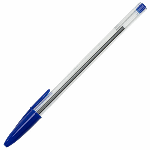 Ручка шариковая STAFF "Basic Budget BP-04", синяя, ВЫГОДНАЯ УПАКОВКА, КОМПЛЕКТ 50 штук фото 7
