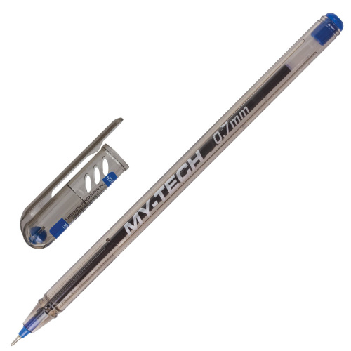 Ручка шариковая масляная PENSAN "My-Tech Colored", ассорти, линия 0,35 мм, дисплей фото 2