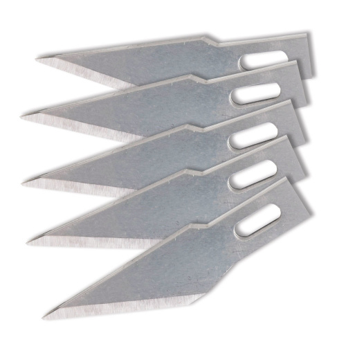 Лезвия для макетных ножей (скальпелей) BRAUBERG,  8 мм, 5 шт., блистер фото 2
