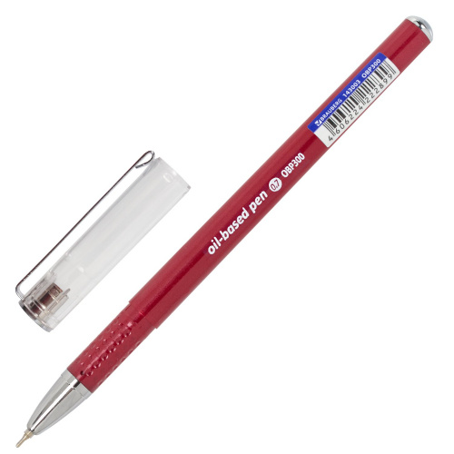 Ручка шариковая масляная BRAUBERG "Oxet Color", корпус ассорти, линия письма 0,35 мм, синяя фото 10
