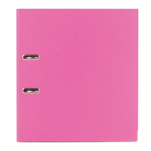 Папка-регистратор BRAUBERG, покрытие из ПВХ, 80 мм, с уголком, розовая фото 9