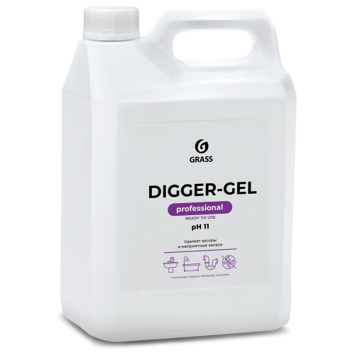 Чистящее средство для канализации "GRASS" DIGGER-GEL 5,3 кг фото 5