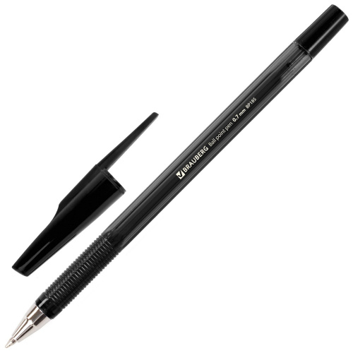 Ручки шариковые BRAUBERG "Black Jack", 4 шт., узел 0,7 мм, линия письма 0,35 мм фото 9
