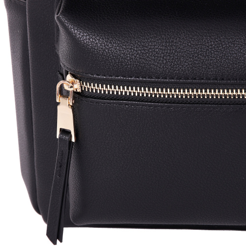Рюкзак из экокожи BRAUBERG PODIUM, 34x25x13 см, женский, с отделением для планшета, черный фото 10