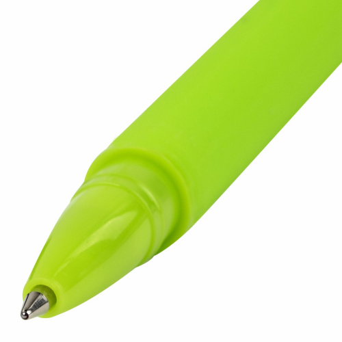 Ручка фигурная шариковая ЮНЛАНДИЯ "Цветок", силиконовый корпус, ассорти, пишущий узел 0,7 мм, синяя фото 8