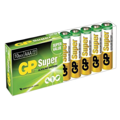 Батарейки GP Super, AAA, 10 шт, алкалиновые, мизинчиковые фото 4