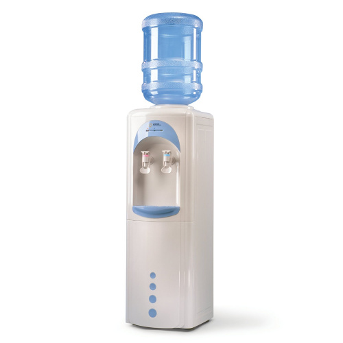 Кулер для воды AEL LD-AEL 17, напольный, 2 крана, белый/голубой, нагрев/охлаждение электронное фото 2