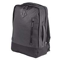 Рюкзак BRAUBERG "Квадро", 44х29х13 см, с отделением для ноутбука, искуственная кожа, черный