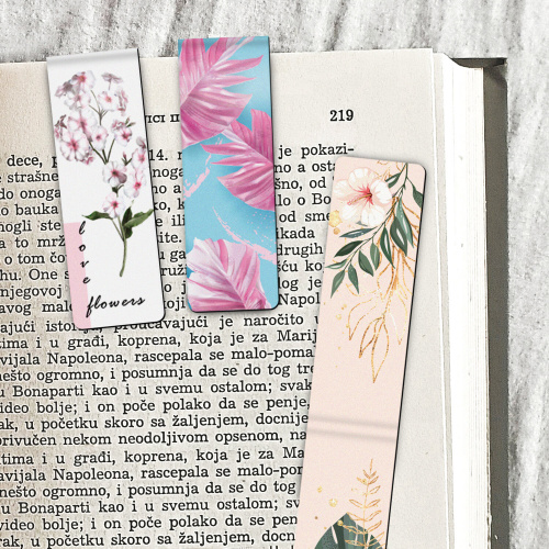 Закладки для книг BRAUBERG "SUNSET", 6 шт., 32х28 мм, магнитные фото 8