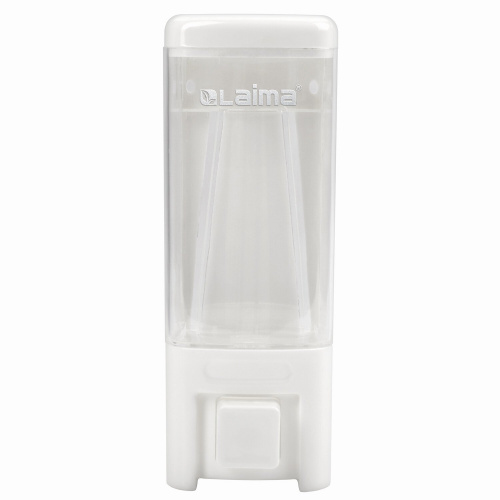 Диспенсер для жидкого мыла LAIMA, 0,48 л, белый, ABS пластик, наливной фото 3